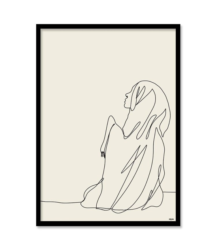 no mount_0000_woman-praying-line-art-bf5